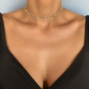 «LIDIA» Semi-Fine Trendy Luxury Choker Necklace - Image 2