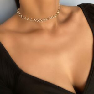 «LIDIA» Semi-Fine Trendy Luxury Choker Necklace - Image 3