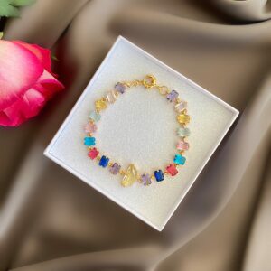 «ATLANTA» Semi-Fine Luxury Jewellery Glass Bracelet ⠀ - Image 3