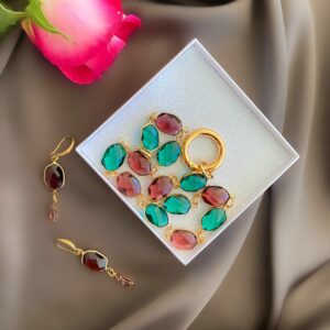 «SEVERUS» Semi-Fine Luxury Choker-Necklace & Earrings Jewelelry ⠀ - Image 4
