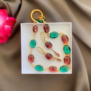 «SEVERUS» Semi-Fine Luxury Choker-Necklace & Earrings Jewelelry ⠀ - Image 6