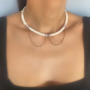 «SIRÈNE» Semi-Fine Natural Stone Beautiful Necklace ⠀ - Image 2