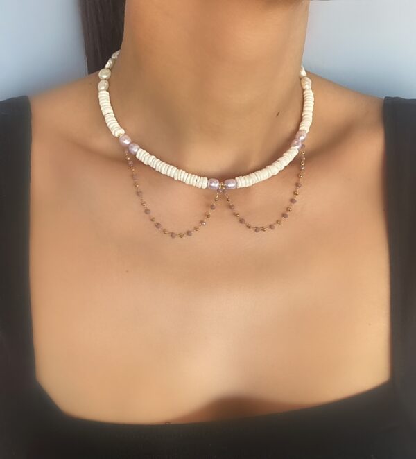 «SIRÈNE» Semi-Fine Natural Stone Beautiful Necklace ⠀