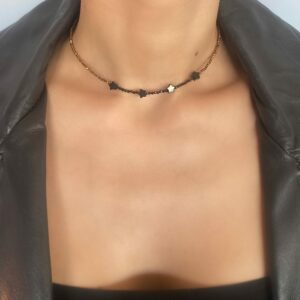 «ANOTHER WORLD» Semi-Fine Trendy Necklace And Earrings Jewellery Set⠀ - Image 4