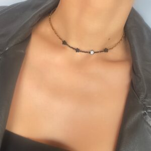 «ANOTHER WORLD» Semi-Fine Trendy Necklace And Earrings Jewellery Set⠀ - Image 5