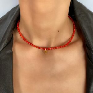 «PINE» Trendy Semi-Fine Natural Stone Necklace  - Image 2