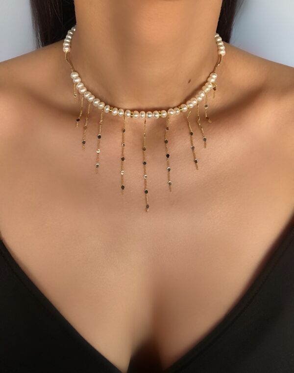 «MARIOTA» Luxury Natural Pearls Luxury Necklace & Earrings Jewellery Set