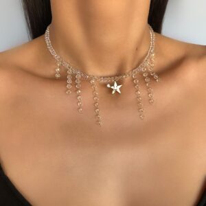 «STARLETTA» Trendy Jewellery Glass Necklace With Cute Charm⠀ - Image 2