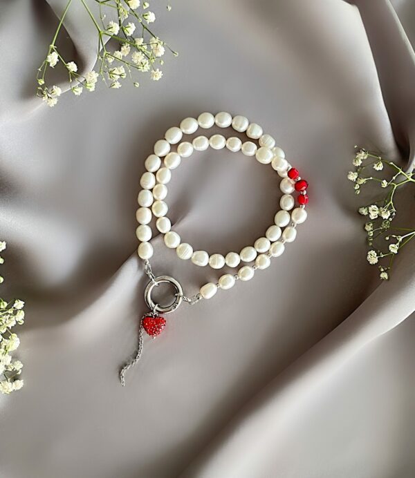 «BE MINE» Semi-Fine Natural Pearl Trendy Necklace