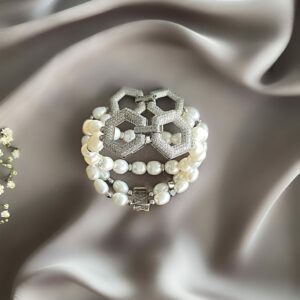 «EVGENIYA» Semi-Fine Natural Pearl Luxury Bracelet ⠀ - Image 8