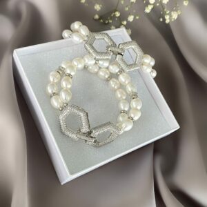 «EVGENIYA» Semi-Fine Natural Pearl Luxury Bracelet ⠀ - Image 7