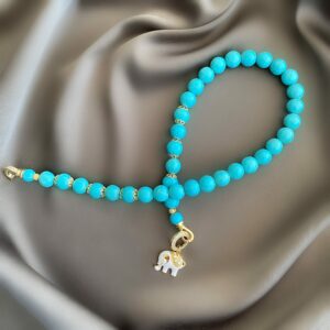 «GOA» Semi-Fine Natural Howlite Stone Necklace & Trendy Pendant - Image 7