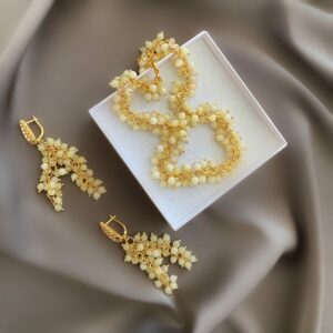 «ROWAN BERRY» Luxury Natural Stone Necklace And Earrings Jewellery Set ⠀ - Image 6