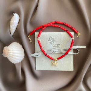 «ÉTOILE DE MER » Semi-Fine Natural Stone Choker Necklace⠀ - Image 2