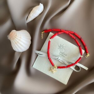 «ÉTOILE DE MER » Semi-Fine Natural Stone Choker Necklace⠀ - Image 3
