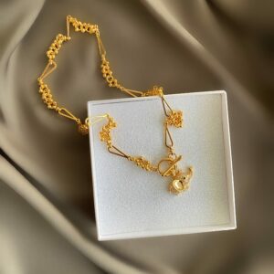 «ÉLÉPHANTEAU» Semi-Fine Trendy Chain Necklace - Image 2