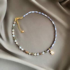 «COALINA» Semi-Fine Natural Stone Trendy Choker Necklace - Image 3
