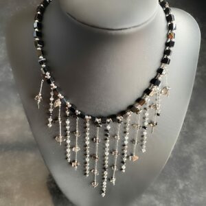 «NOCTURNE» Semi-Fine Natural Stone Luxury Necklace  - Image 5
