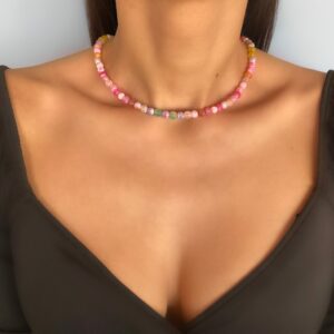 «ROSALIA» Semi-Fine Natural Agate Luxury Necklace ⠀ - Image 5