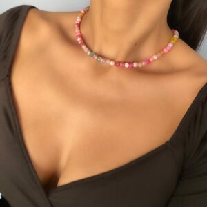 «ROSALIA» Semi-Fine Natural Agate Luxury Necklace ⠀ - Image 6