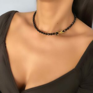 «GRACE O’MALLEY» Natural Stone Luxury Necklace & Earrings Jewellery Set.⠀ - Image 2