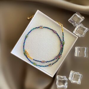 «GIADA» Semi-Fine Trendy Crystal Choker-Necklace - Image 7