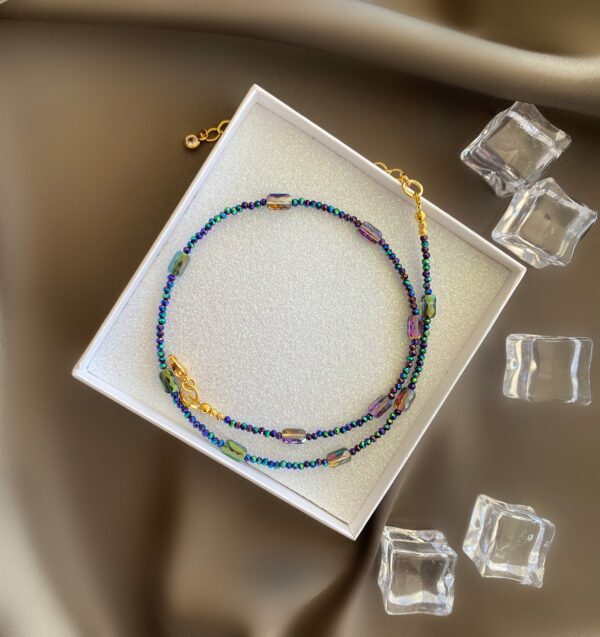 «GIADA» Semi-Fine Trendy Crystal Choker-Necklace