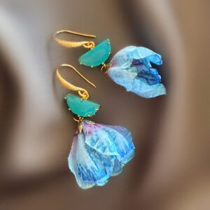 «PETITE FLORAL» Semi-Fine Luxury Earrings  - Image 5