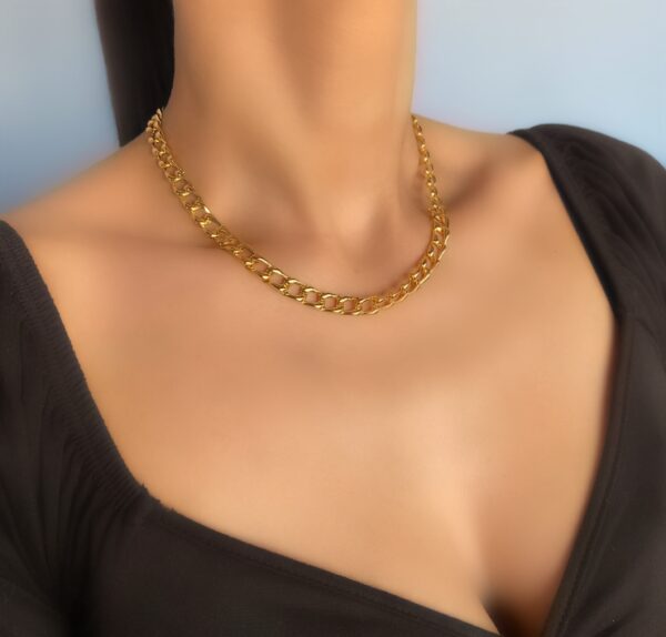 «CHAINE» Trendy Chain Choker-Necklace