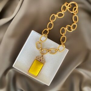 «SUNIKA» Big Chain Luxury Necklace With Swarovski Crystals - Image 3