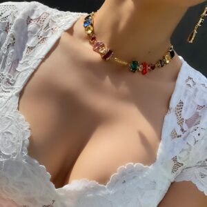 «INCA TREASURES» Choker Necklace & Earrings Luxury Jewellery Set 1 - Image 7