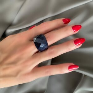 «TEMPTATION» - Luxury Stainless Steel Rings With Natural Stone - Image 2