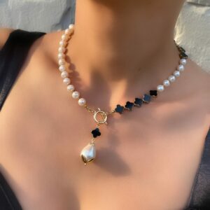 «YIN AND YANG» Semi-Fine Natural Stone Necklace, Bracelet And Earrings Jewellery Set⠀ - Image 7