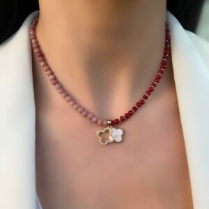 «GIRL DREAM» Semi-Fine Natural Stone Choker Necklace - Image 5