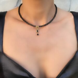 «ISIDA» Semi-Fine Natural Stone Necklace & Earrings Luxury Jewelry Set⠀ - Image 2