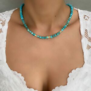 «MÉDUSE» Semi-Fine Natural Stone Trendy Choker Necklace⠀ - Image 5