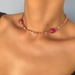«CAMILA» Semi-Fine Natural Stone Necklace & Earrings Jewellery Set⠀ - Image 7