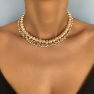 «COCO» Semi-Fine Beautiful Beaded Necklace & Earrings Jewellery Set - Image 6