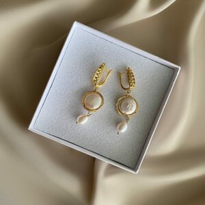 «BRIGITTE» Semi-Fine Luxury Natural Stone Necklace And Earrings Set⠀ - Image 7