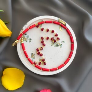 «SANGRIA» Fancy Jewellery Glass & Natural Stone Choker-Necklace⠀ - Image 4
