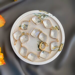 «CRISTOLA» Fancy Jewellery Glass Choker-Necklace - Image 3