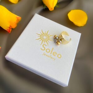 «JADI» Trendy Sizeless Ring With Beautiful Charms - Image 4