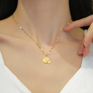 «FISH» New Fashion Waterproof Necklace For Women / Gold Color⠀ - Image 5