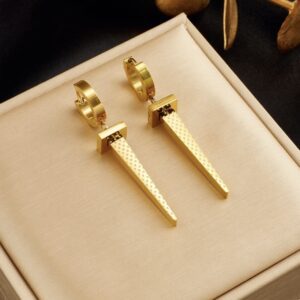 «SWORDS» New Fashion Waterproof Earrings For Women / Gold Color⠀ - Image 2