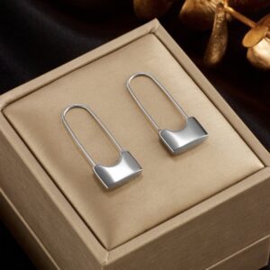 «LOCKS» New Fashion Waterproof Earrings For Women / Silver Color⠀ - Image 2