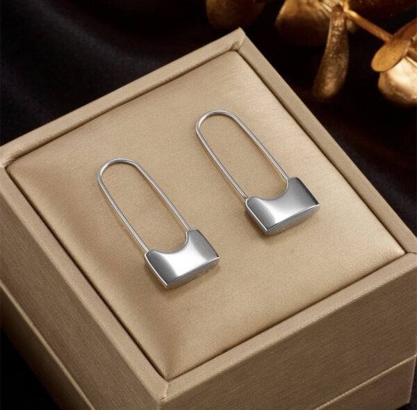 «LOCKS» New Fashion Waterproof Earrings For Women / Silver Color⠀