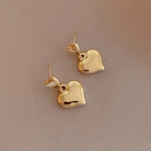 «HEARTS» New Fashion Waterproof Earrings For Women / Gold Color⠀ - Image 2