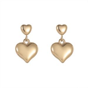 «HEARTS» New Fashion Waterproof Earrings For Women / Gold Color⠀ - Image 5
