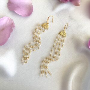 «FELONIA» Beautiful Crystal Drop Earrings - Image 4