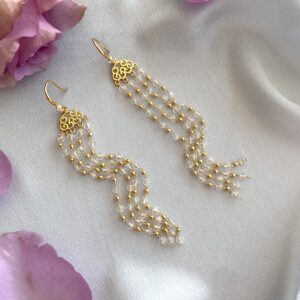«FELONIA» Beautiful Crystal Drop Earrings - Image 5